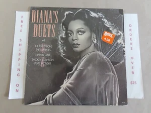 DIANA ROSS DUETS LP IN SHRINK MARVIN GAYE STEVIE WONDER TEMPTATIONS - Imagen 1 de 3
