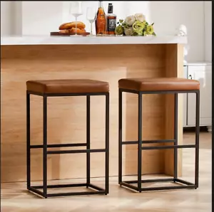 Counter Height Bar Stools,30 inch Bar Height Stools, SET of 2 - Picture 1 of 7