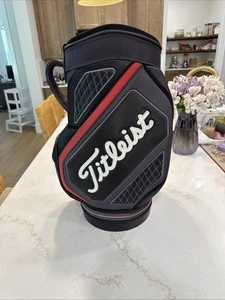 Titleist Den Caddy 23” Black and Red TA20ACDC-006 September 2021 Good Condition - Picture 1 of 18