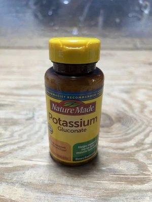 Gluconato de potasio Nature Made 550 mg 100 comprimidos 01/2028 Foto 1 de 4