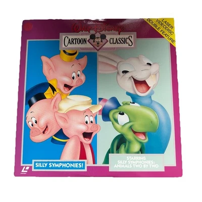 "Cartoon Classics: Starring Silly Symphonies" Laserdisc LD - Walt Disney - Image 1 of 2
