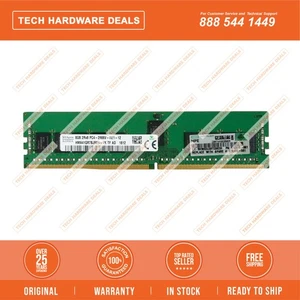 876181-B21    HPE 8GB (1x8GB) Dual Rank x8 DDR4-2666 CAS-19-19-19 Registered Sma - Picture 1 of 2