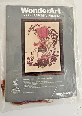 De Colección WonderArt Kit de Costura Holly Hobbie PENÉLOPE Estampado Bordado KIT NUEVO EN STOCK Foto 1 de 3
