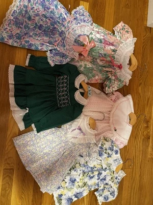 Mono vestidos vintage para niñas pequeñas talla 2T (24 meses) Foto 1 de 4