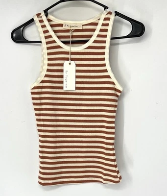 By Together NWT Striped Tank Top women’s small Sleeveless Round Neck Shirt - Image 1 of 4