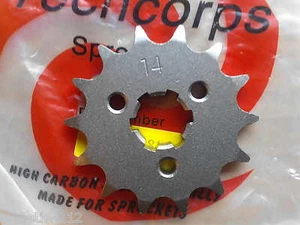 Front Sprocket 14T Standard fits Kawasaki KX 125 A 1974-78 (428) - Picture 1 of 1