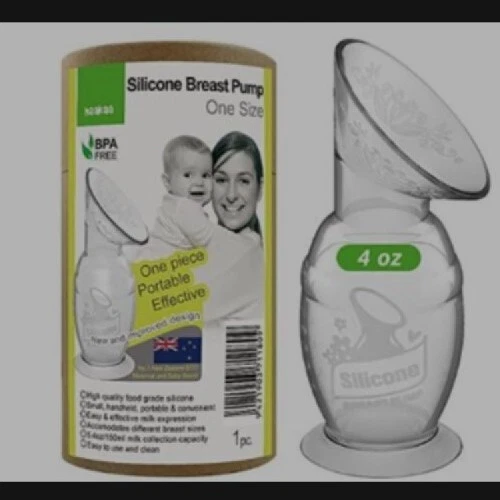 haakaa Manual Silicone Breast Pump Hands free 100ml 4oz Gen2 BPA easy use clean - Image 1 of 1