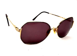 Aristar Sunglasses Gold Pilot Style Adult Unisex Bridge Style Sun Glasses - Picture 1 of 12