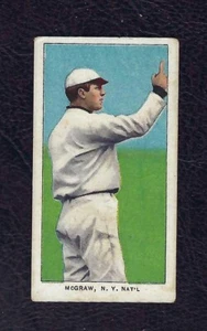 1909-11 T206 John McGraw, NY Nat'l, Finger in Air, Piedmont. 150 Fac. 25! - Picture 1 of 2