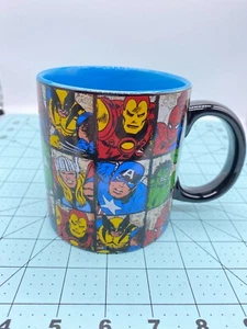 Marvel Comics Coffee Mug.  Hulk, Captain America, Spiderman, Hulk, Others.  2010 - Picture 1 of 6