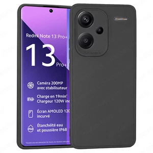 Funda + Cristal XIAOMI REDMI NOTE 13 PRO PLUS 5G Carcasa 3D Cubre Camara Negro - Imagen 1 de 4