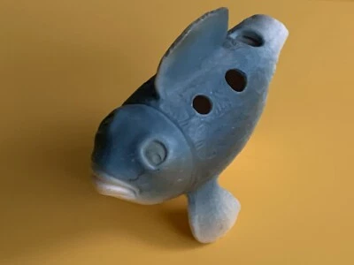 Flauta firmada por artista Ocarina Blow Fish  Foto 1 de 4