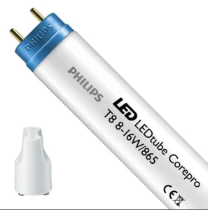 PHILIPS COREPRO LED T8 TUBE, 230V, 8w Day Light 6500k 2ft Tube Pack of 4 - Picture 1 of 1