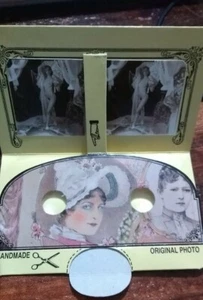 Vintage Photo Post Card - 2 Real Nude Woman Pose Pictures Risque ~Collectible - Picture 1 of 3