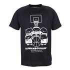 Sumikko Gurashi Phiten T-Shirt Basketball Black/ White/ Orange Kawaii From Japan