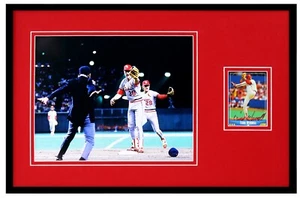 Todd Worrell Signed Framed 11x17 Photo Display Cardinals 1985 World Series - Picture 1 of 2