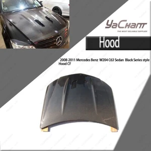 Carbon W204 C63 Sedan Black Series style Hood For 2008-2011 Mercedes Benz - Picture 1 of 14