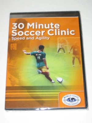 30 Minute Soccer Clinic Speed & Agility DVD NEW World Class Coaching - Image 1 of 2