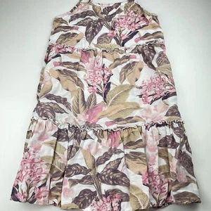 Girls size 14, Target, floral viscose / linen summer dress, EUC - Picture 1 of 6