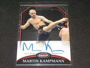 MARTIN KAMPMANN UFC 2011 TOPPS A-MK CERTIFIED SIGNED AUTOGRAPHED AUTHENTIC CARD - Picture 1 of 2