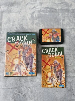 Crack Down Sega Mega Drive Rare 16 Bit Retro NTSC-J CRACKDOWN GAME - Image 1 of 4