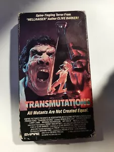 Transmutations (VHS, 1988) In Fair Condition - Picture 1 of 10