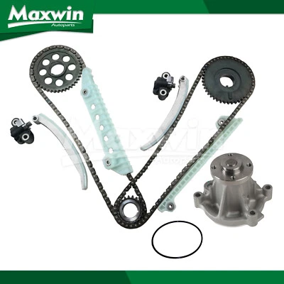 Kit de cadena de distribución juego de bomba de agua para 00-04 Ford Mustang Lincoln Town Car V8 4,6 L Foto 1 de 4