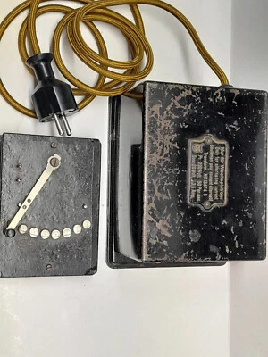 MÄRKLIN ant. Trafo 220/20V  3,5 A + FAHRREGLER für elektrische Spur 0 und 1 Bahn - Bild 1 von 4