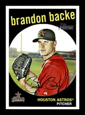 2008 Topps Heritage Brandon Backe #514 - Image 1 of 2