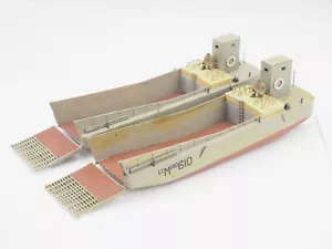 AIRFIX 1/72 WW2 ALLIED LCM MKIII LANDING CRAFT X 2. PAINTED. BLUE 1831 - Picture 1 of 6
