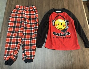Pj's & Pancakes Kids Emoji Pajama Set Size XS (4/5) - Picture 1 of 8