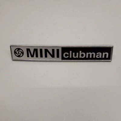 Classico Mini emblema in metallo "Mini clubman" Leyland Austin Rover CZH4153 - Immagine 1 di 2