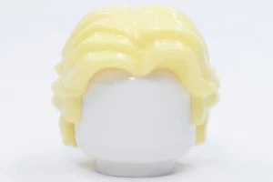 NUEVO LEGO® Minifigura de Cabello Amarillo Brillante - Corto Ondulado con Parte Central 60335 - Imagen 1 de 2