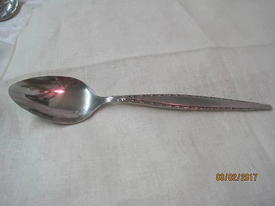 Vintage Oneida Community Stainless solid Serving Spoon Venetia - Image 1 of 3