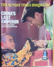 SUNDAY TIMES MAGAZINE - December 7, 1986 - Last Emperor ; Fur ; Finishing School