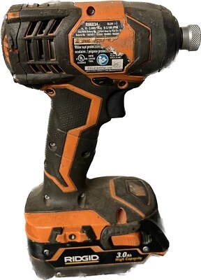 RIDGID R86034VN 18-Volt 1/4 in. Cordless Impact Driver - (Tool & Battery) - Image 1 of 2