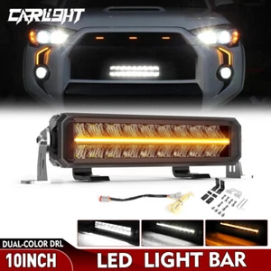 LED Barre Lumineuse 26cm 3 Fonctions Spot / DRL Blanc / Ambre pour Truck Tractor - Imagen 1 de 15