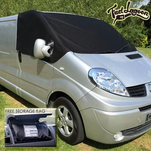 Cubierta de pantalla Vivaro DELUXE ventana negra ciega escarcha Vauxhall - Imagen 1 de 7