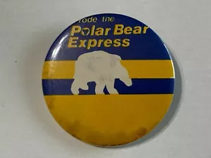 VINTAGE 1970-1980s Ontario Northland Railway Polar Bear Express Pinback Button - Bild 1 von 3