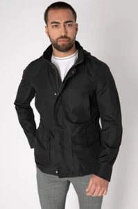 Herno Herren schwarz Ständerkragen Windbreaker Jacke Gr. 54 EU - Bild 1 von 8