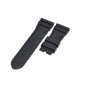 Correa de reloj de goma negra 26x22 mm para sumergible Panerai Luminor Marina - Imagen 1 de 6