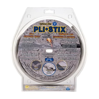 LATEX-ITE Pli-Stix 30 ft. Medium Gray Permanent Concrete Joint and Crack Filler