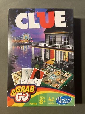 NEW Sealed Clue Grab & Go Game Portable Travel Size Board Game Kids Family Toys - Image 1 of 2