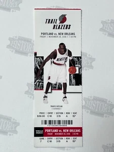 2008 New Orleans Hornets at Portland Trail Blazers Ticket 11/28/08 - Picture 1 of 1
