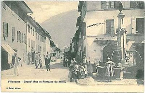 31272 Postal Vintage: SUIZA - SUIZA: Villeneuve, Friburgo 1904 - TRAM - Imagen 1 de 1