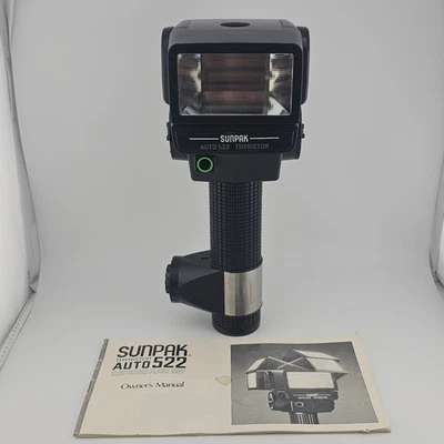 Sunpak auto 522 Thyristor- Missing arm and control cord-Untested-Parts Only - Image 1 of 4