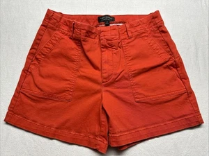 Banana Republic authentische Chino Utility Shorts mittelhoher Bund Damengröße 8 dünnenrot - Bild 1 von 10