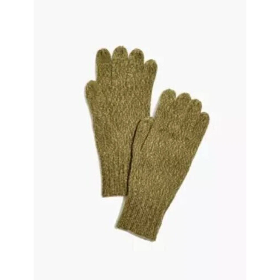 Guantes para enviar mensajes de texto de lana Madewell para mujer talla única verde musgo desierto precio de venta sugerido por el fabricante 38 USD Foto 1 de 3