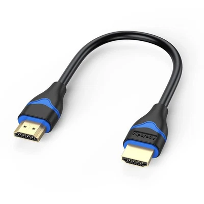 4K Short HDMI Cable 6 inch 0.5 Ft 18gbps High Speed 2.0 Cable for HDTV Switch - Image 1 of 4