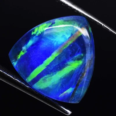 2.40 Ct Fire Opal Doublet Trillion Cabochon Sparkling Gemstone - Image 1 of 4